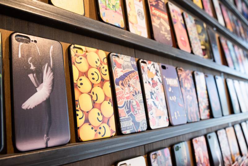 Vente coques personnalisable en silicone pour iPhone, Samsung et Huawei