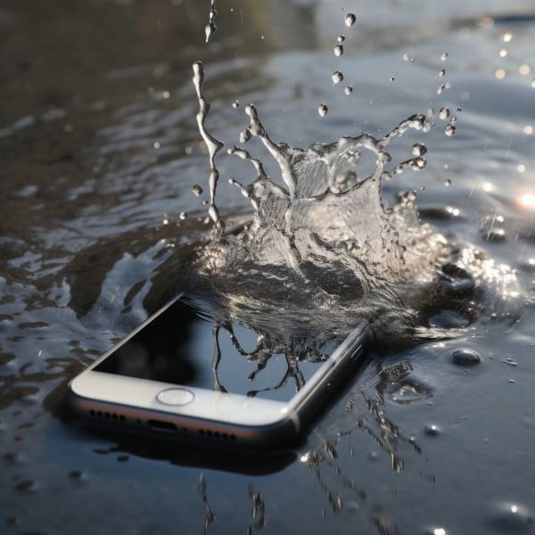 iPhone 8 tombé dans l'eau